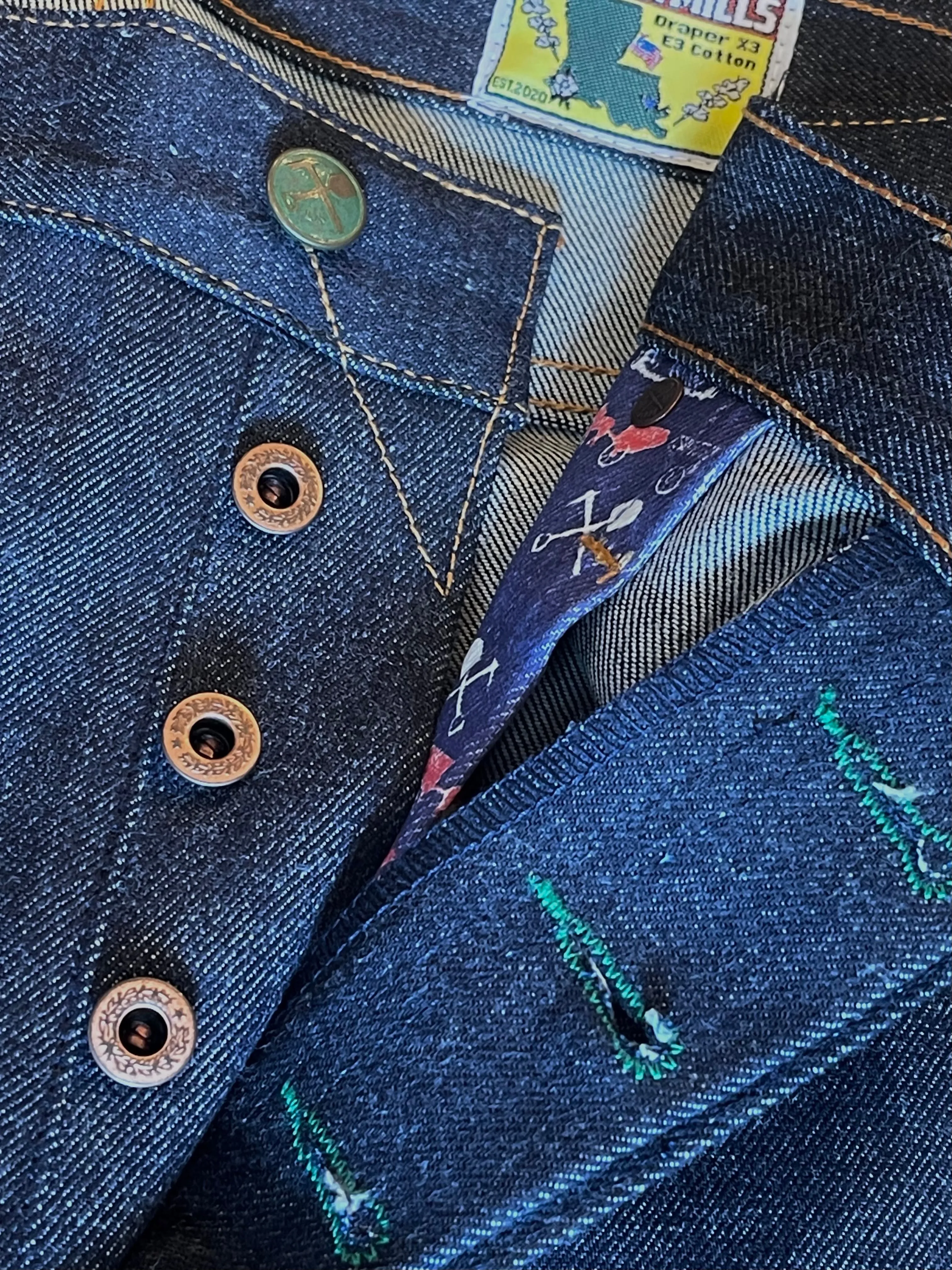 Pre Order - Greaser Vidalia Mills 14 oz Indigo selvedge - 3 Weeks