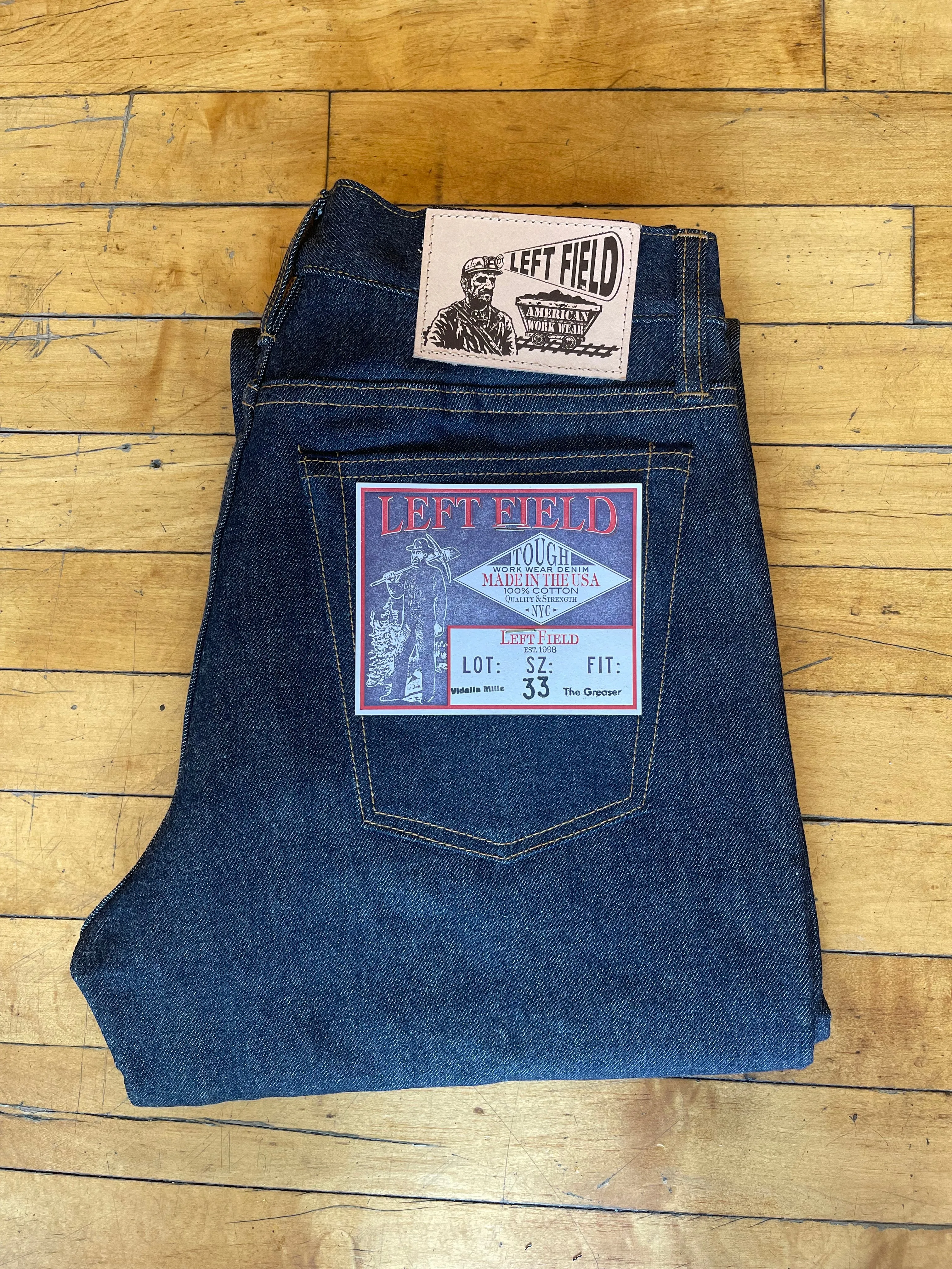 Pre Order - Greaser Vidalia Mills 14 oz Indigo selvedge - 3 Weeks