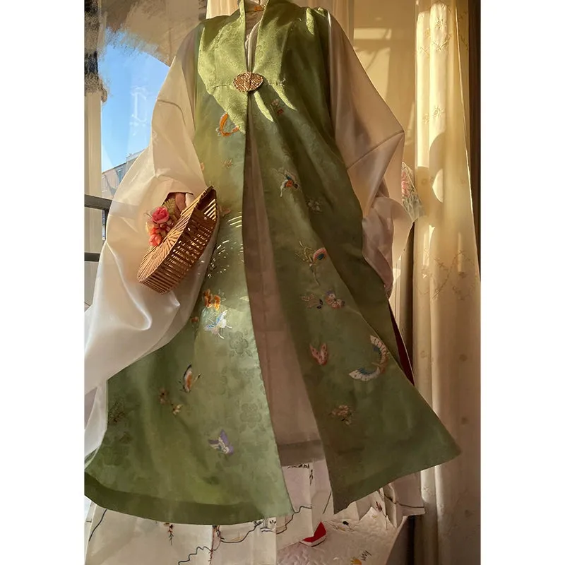 (Presale) Fu Die 福蝶 Auspicious Butterflies Late Ming Bijia Vest