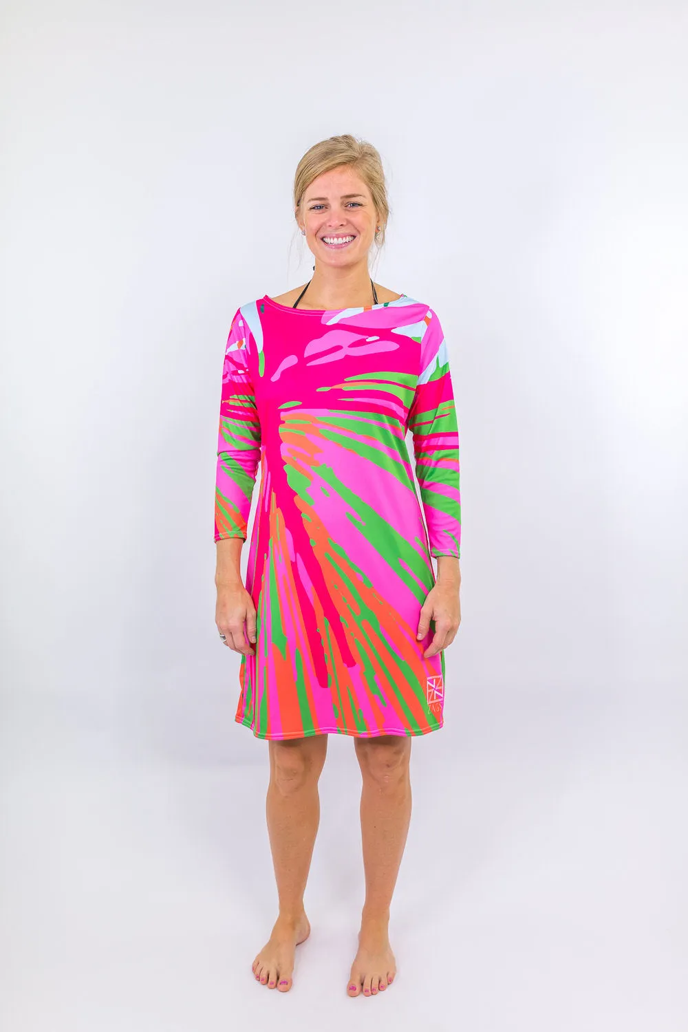 Punchy Palm Dock Dress