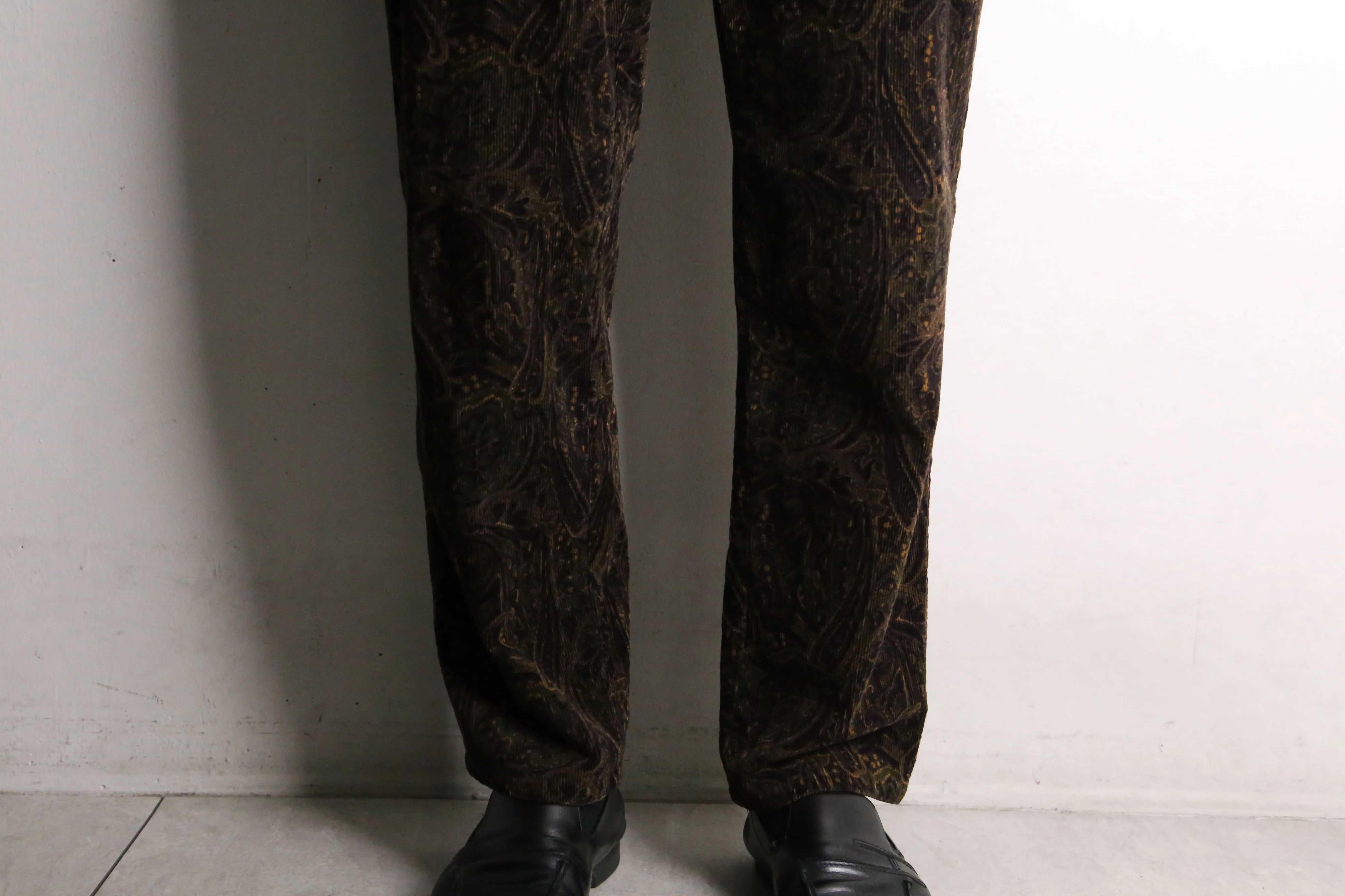 "Lauren RL"paisley corduroy pants