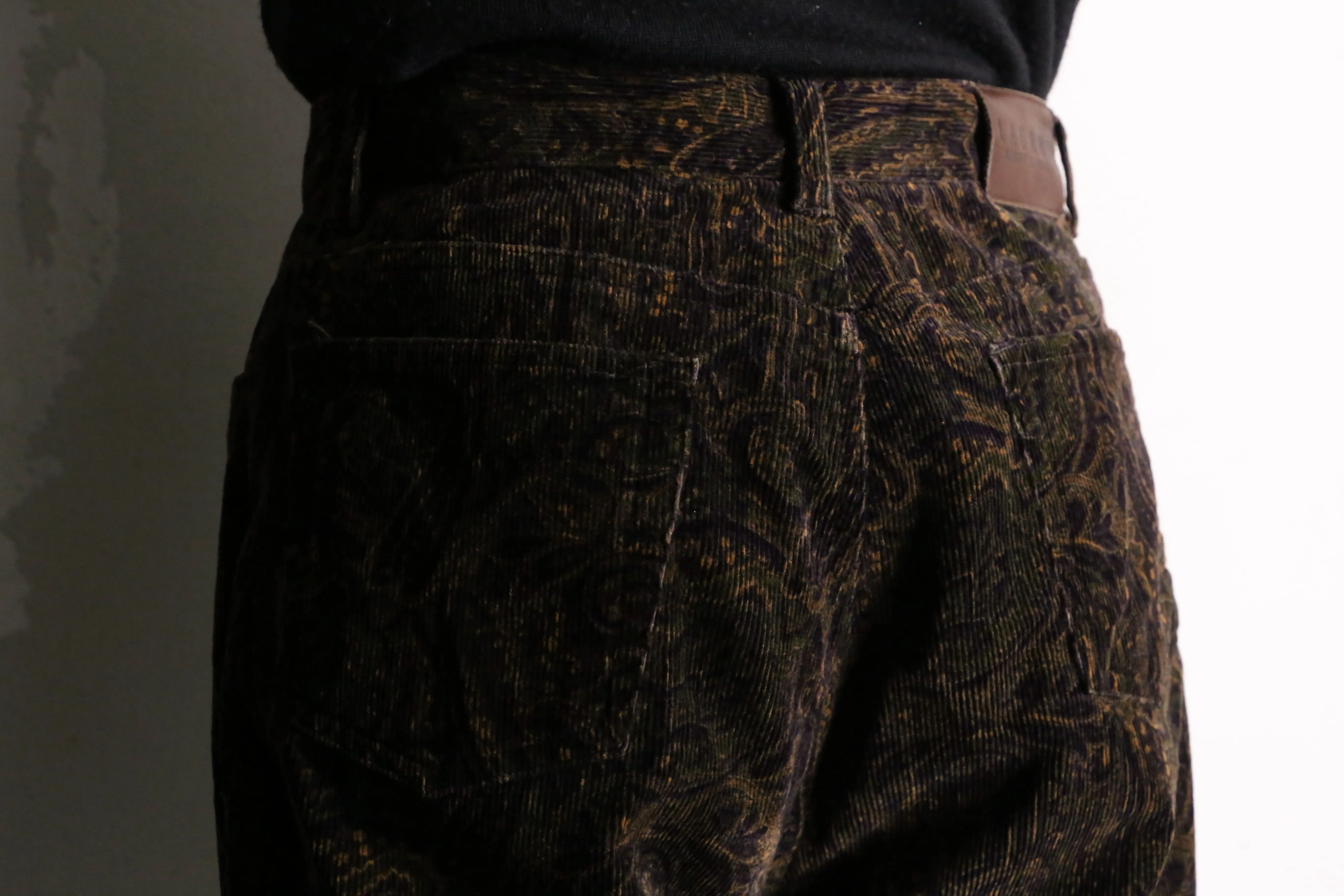 "Lauren RL"paisley corduroy pants