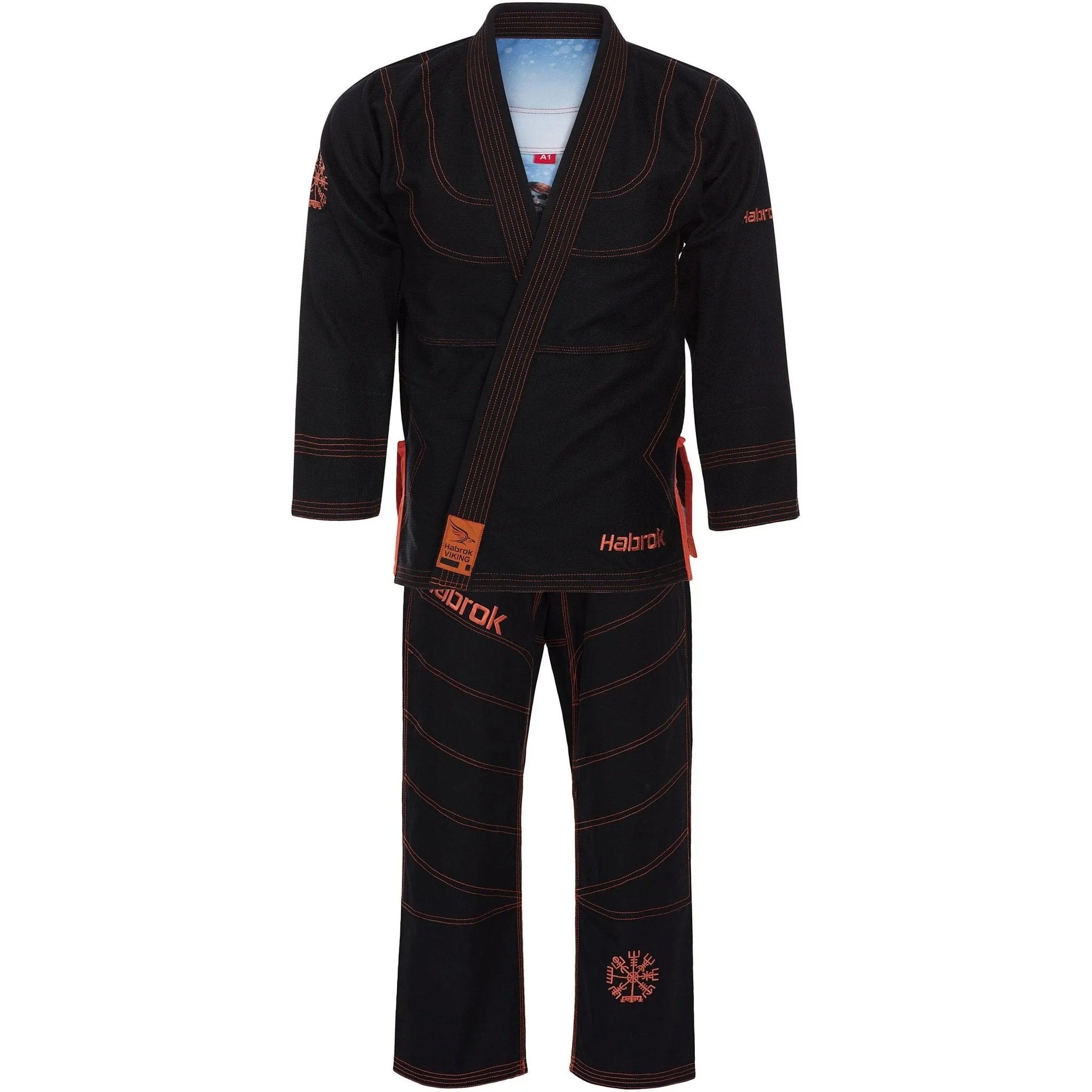 Ragnar The Viking Warrior Gi | Men | Pugnator Series | BJJ GI | Black