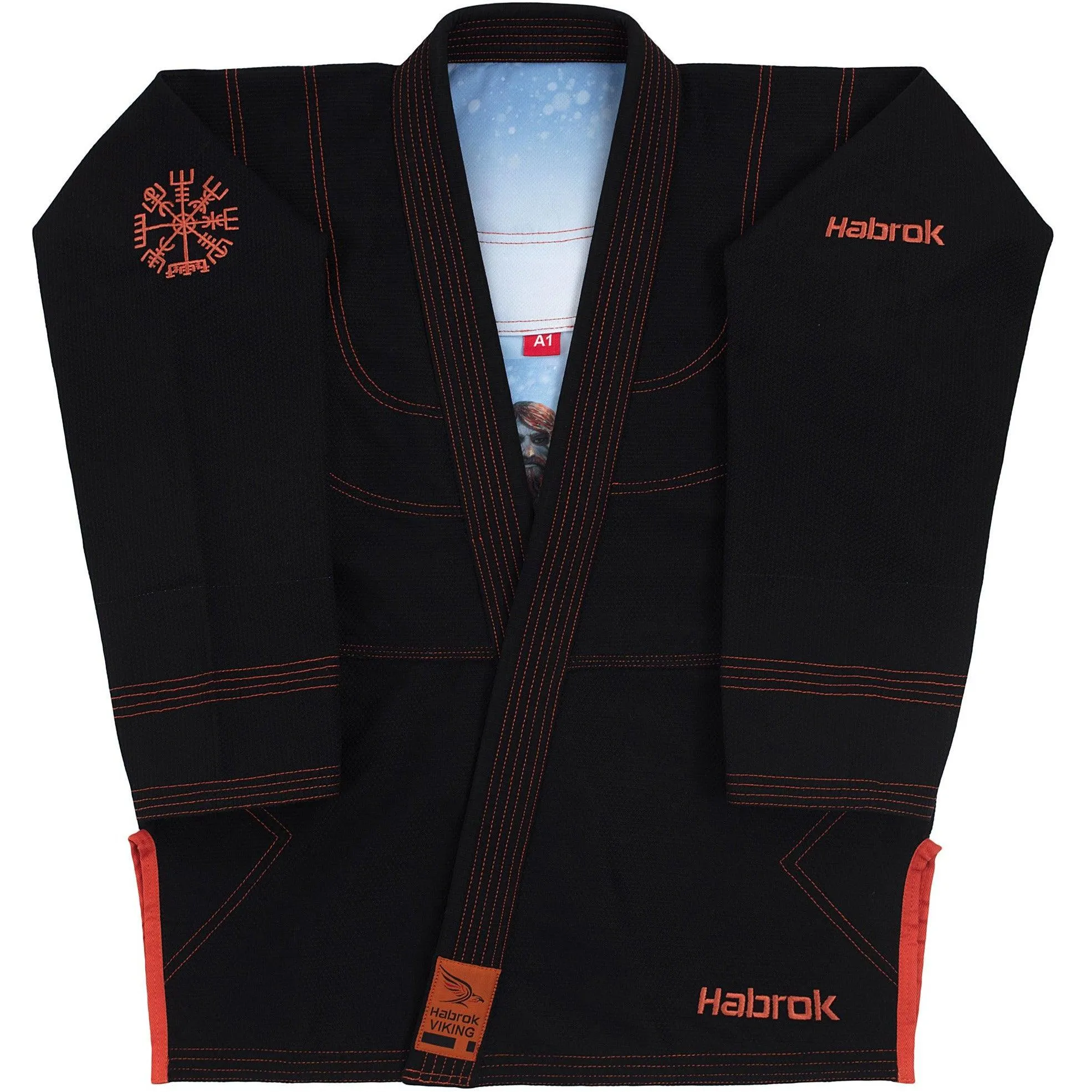Ragnar The Viking Warrior Gi | Men | Pugnator Series | BJJ GI | Black