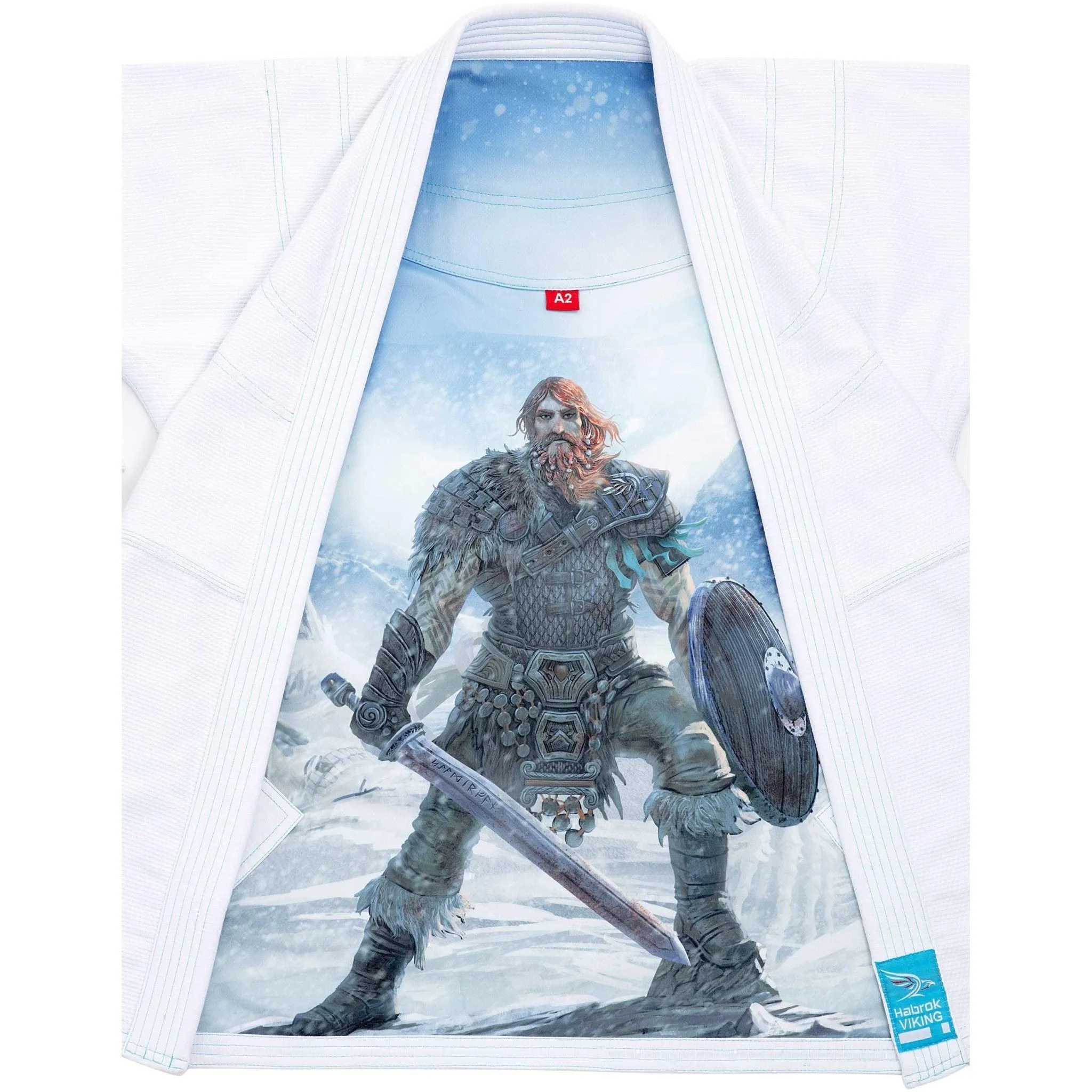 Ragnar The Viking Warrior | Men | Pugnator Series | BJJ GI | White