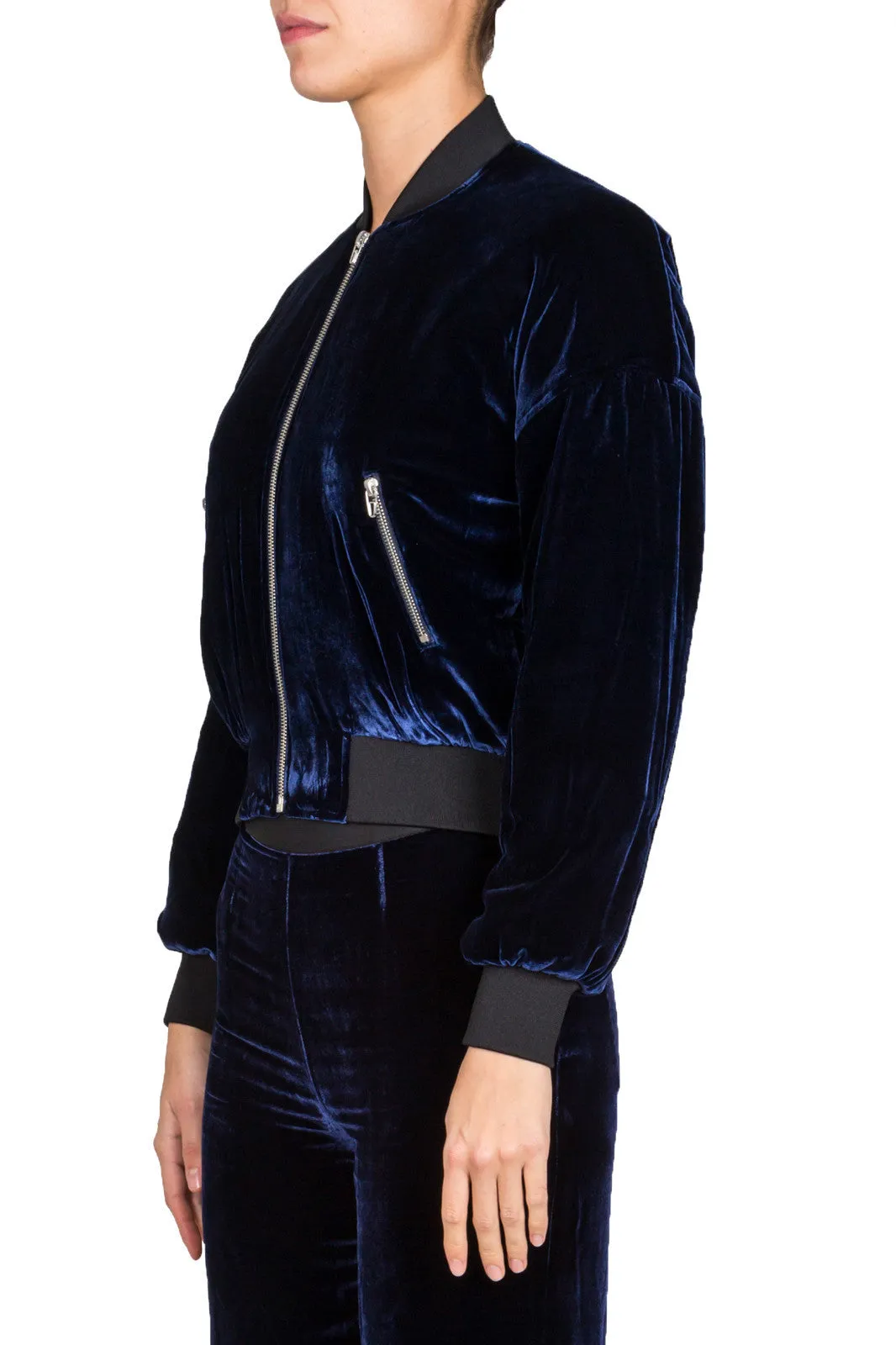 Rayon Silk Velvet Jacket