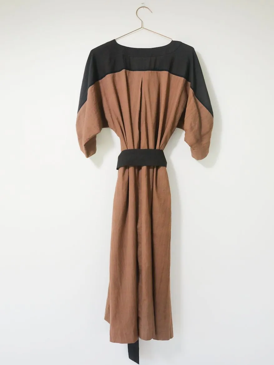 Rhadika Dress, mocha   black
