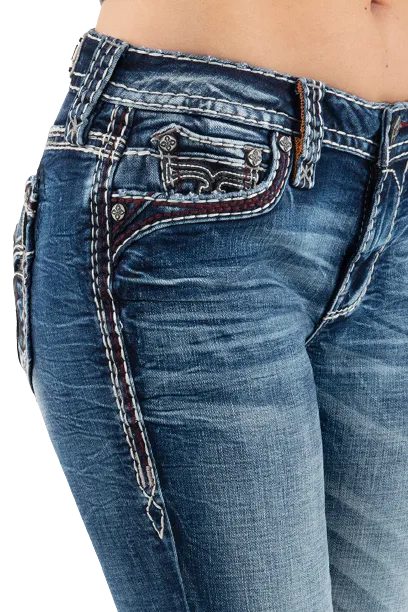 Rock Revival Women's Peacoat B211 Boot Cut Jean