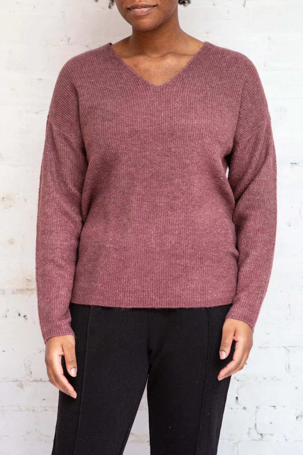 Saler Mauve | Oversized Knited Sweater