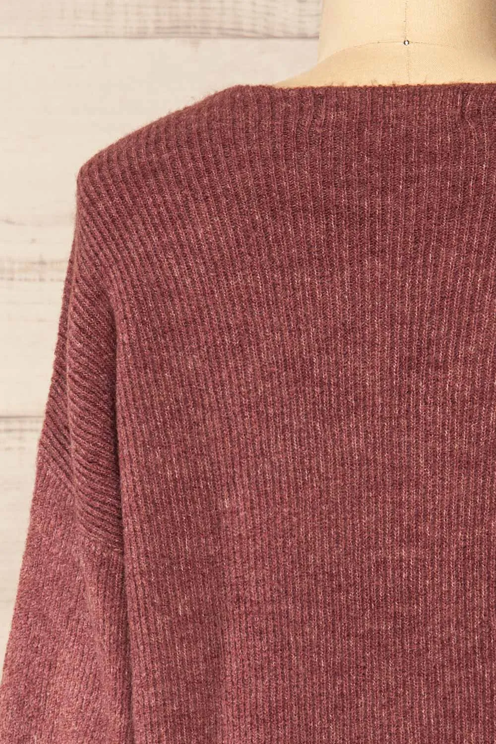 Saler Mauve | Oversized Knited Sweater