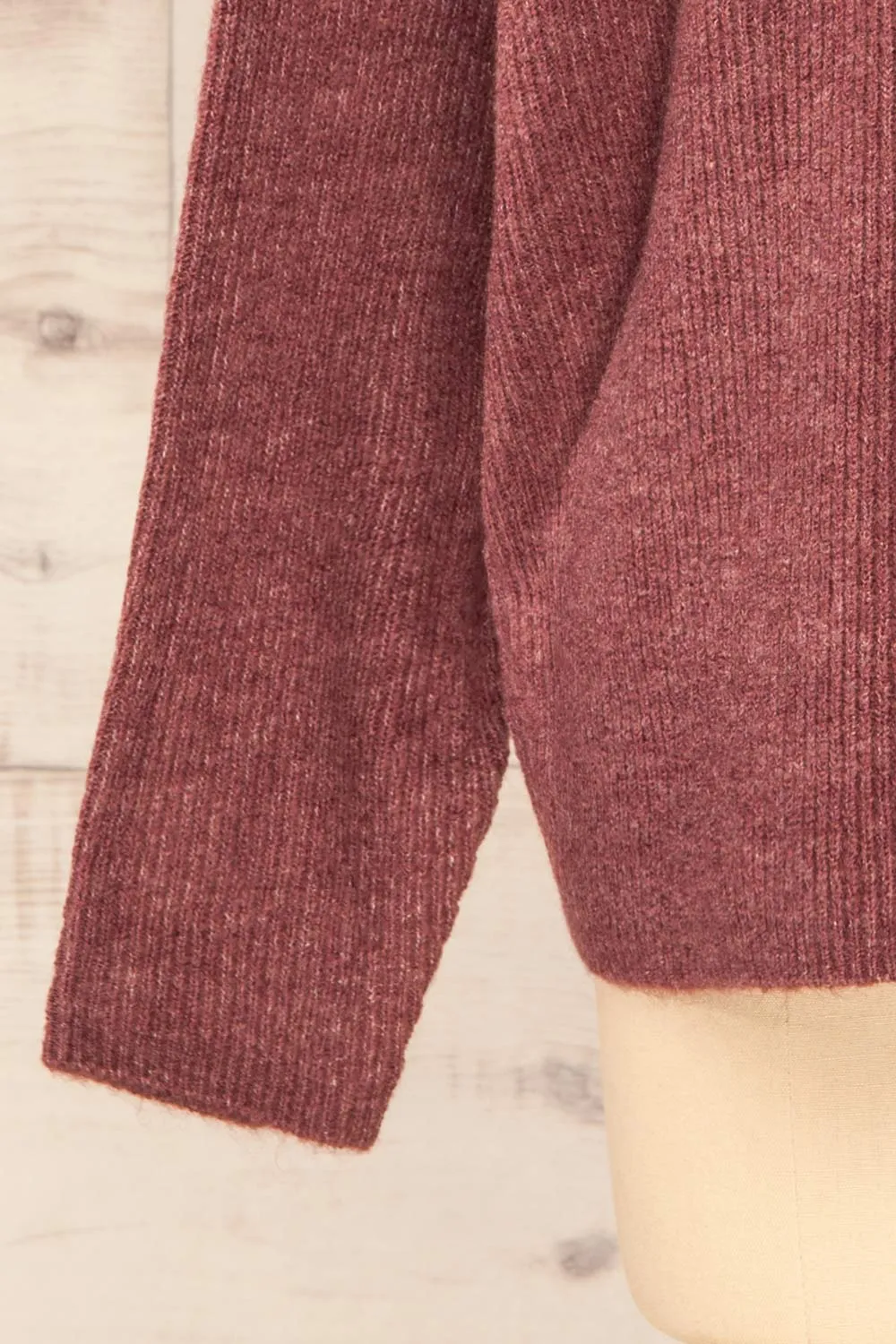 Saler Mauve | Oversized Knited Sweater