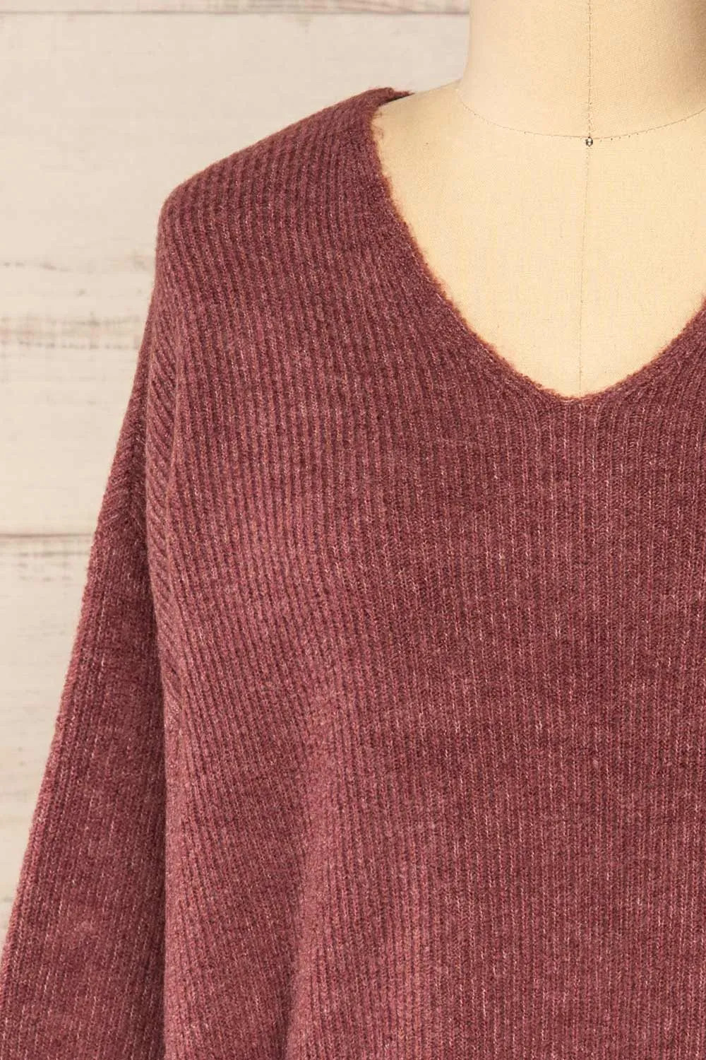 Saler Mauve | Oversized Knited Sweater