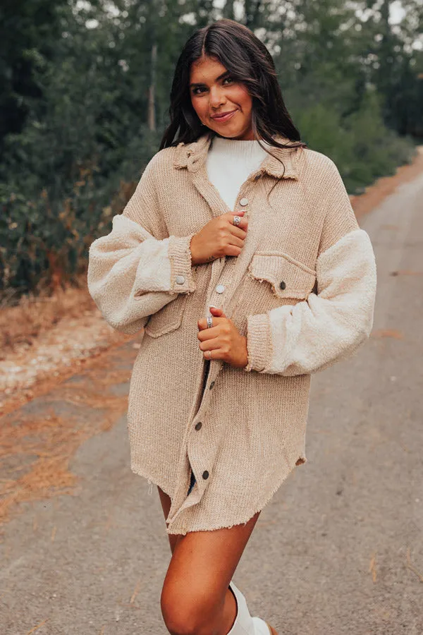 Saturday Satisfaction Oversized Knit Jacket