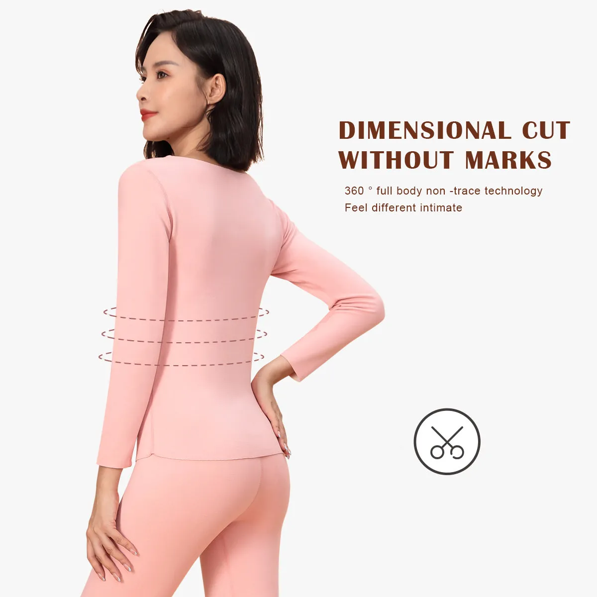 Sidiou Group Winter Thermal Underwear Set Cold Weather Warm Fleece Lining Long Sleeve Top and Pants Sets For Men Women