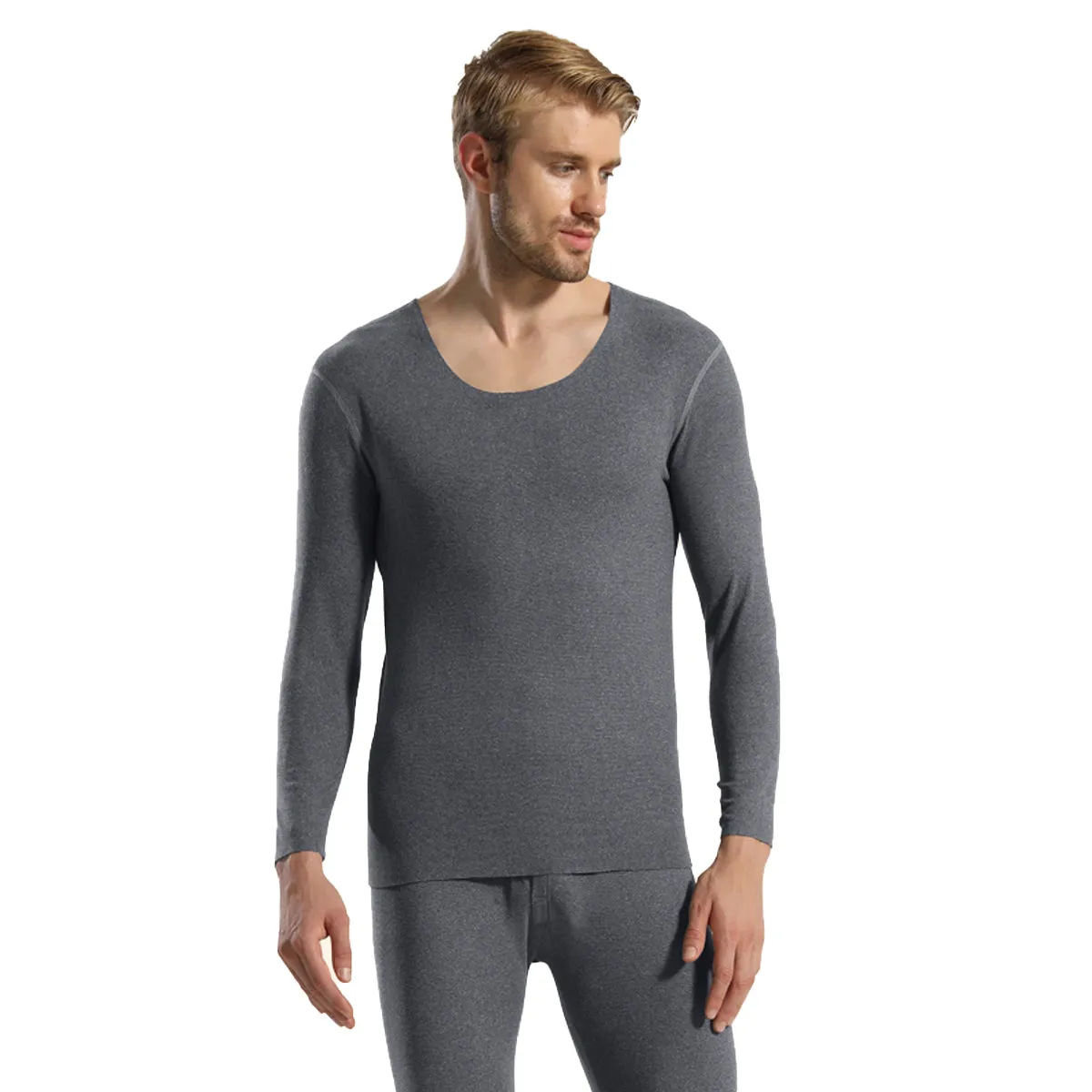 Sidiou Group Winter Thermal Underwear Set Cold Weather Warm Fleece Lining Long Sleeve Top and Pants Sets For Men Women