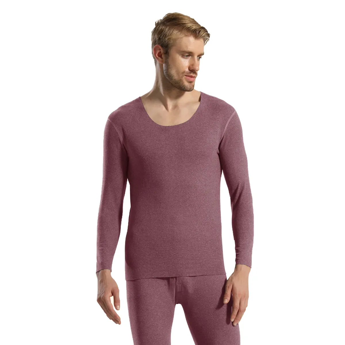 Sidiou Group Winter Thermal Underwear Set Cold Weather Warm Fleece Lining Long Sleeve Top and Pants Sets For Men Women