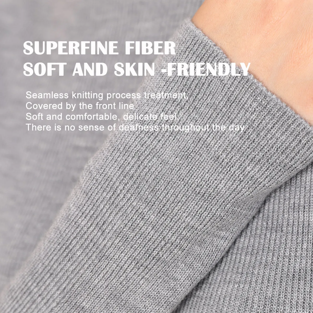 Sidiou Group Winter Thermal Underwear Top Fleece Basic Shirt Long Sleeve Seamless Knitted Woolen Warm Women Stand Collar Bottoming Shirt