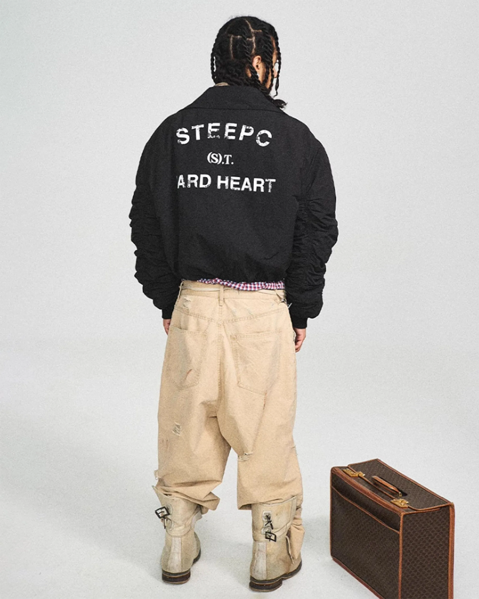 Sleeve Pocket Bomber Jacket