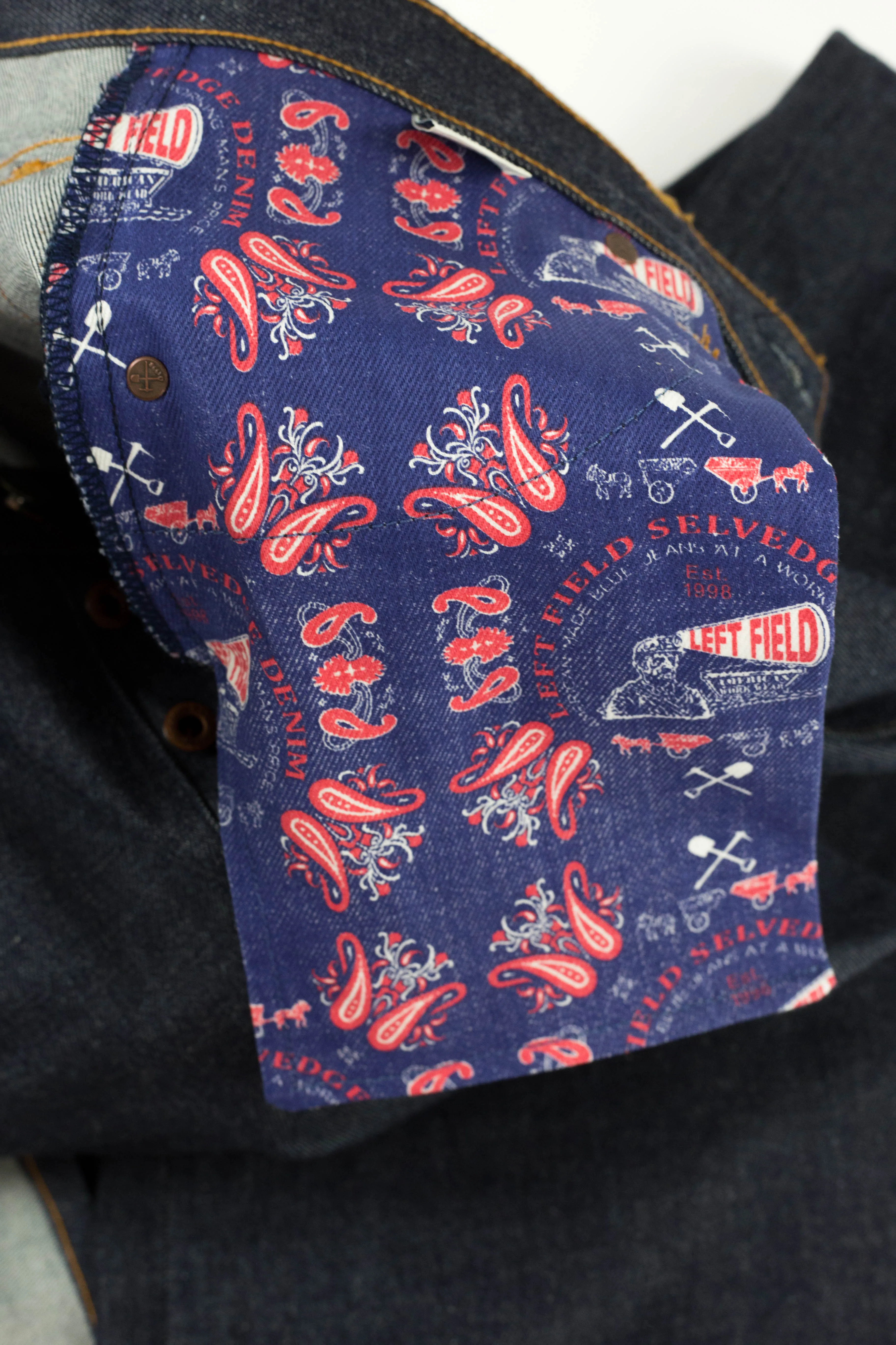Smokestacks Vidalia Mills 14 oz Indigo selvedge
