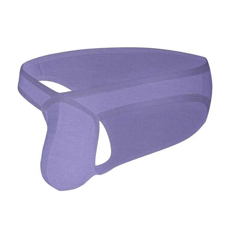 Solid Color Low Rise Men's Sexy Bikini Underpants
