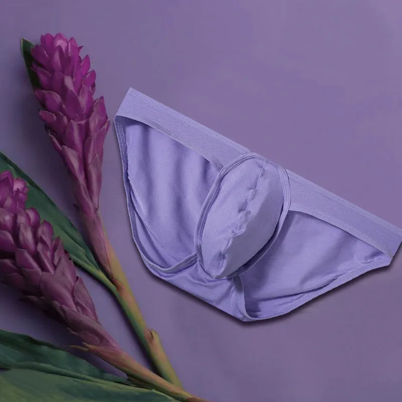 Solid Color Low Rise Men's Sexy Bikini Underpants