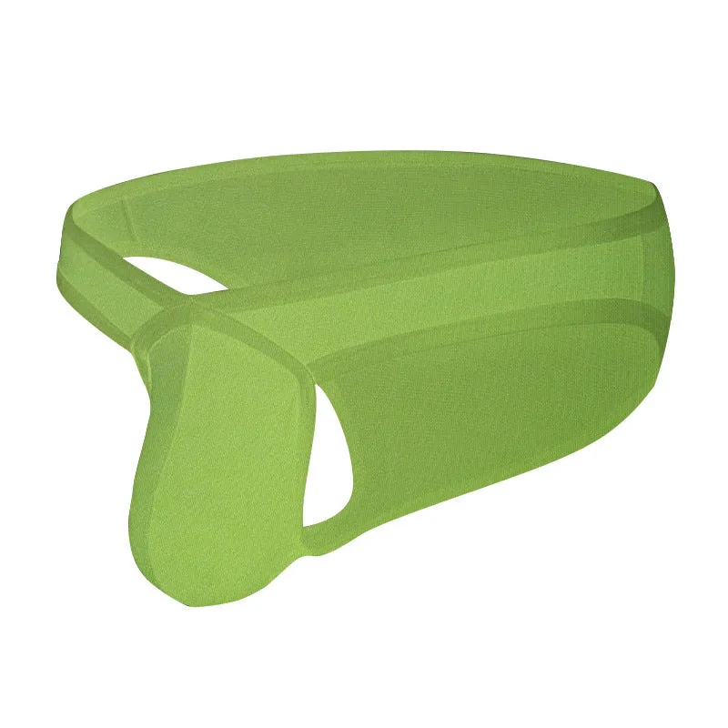 Solid Color Low Rise Men's Sexy Bikini Underpants