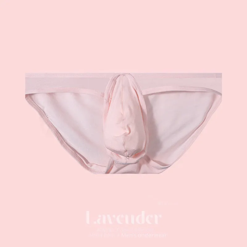 Solid Color Low Rise Men's Sexy Bikini Underpants
