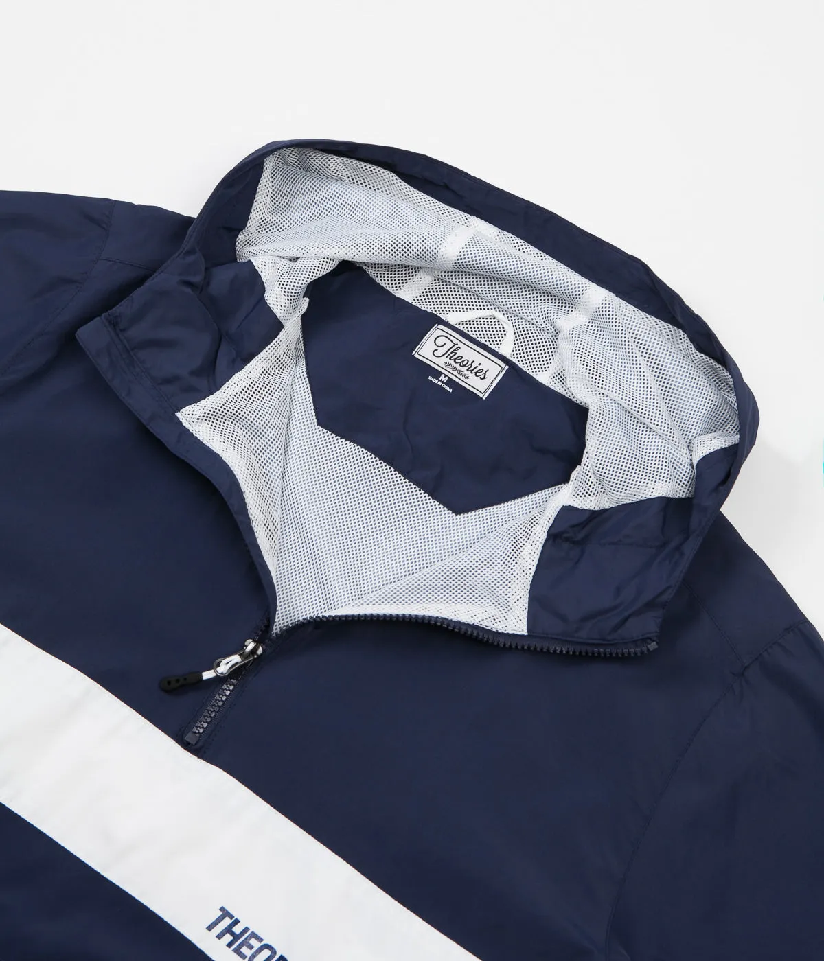 Theories of Atlantis Stamp Jacket - Navy / White