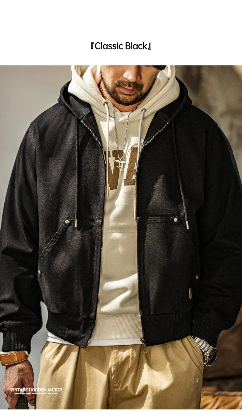 Vintage Heavyweight denim canvas Hoodie dupe