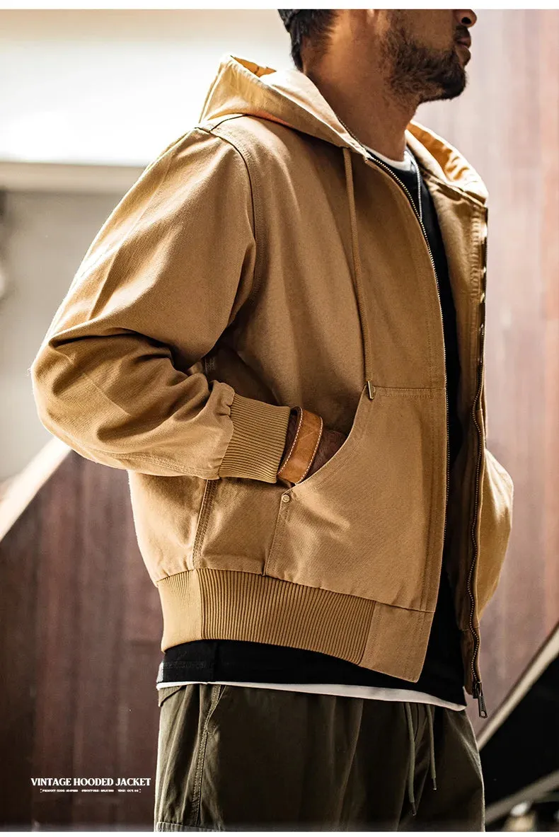 Vintage Heavyweight denim canvas Hoodie dupe
