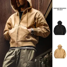 Vintage Heavyweight denim canvas Hoodie dupe