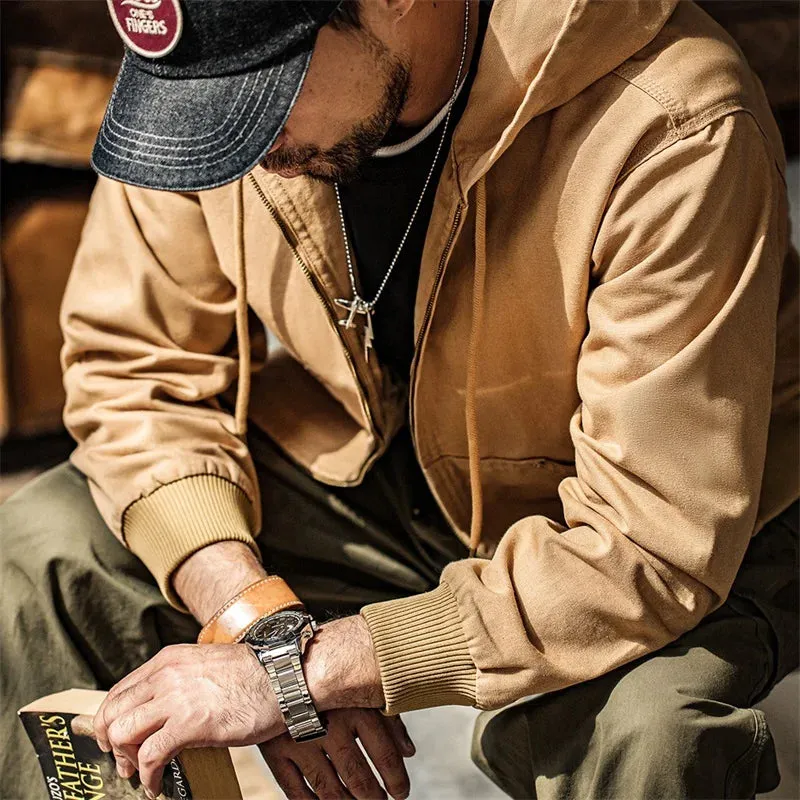 Vintage Heavyweight denim canvas Hoodie dupe