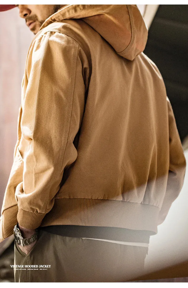 Vintage Heavyweight denim canvas Hoodie dupe