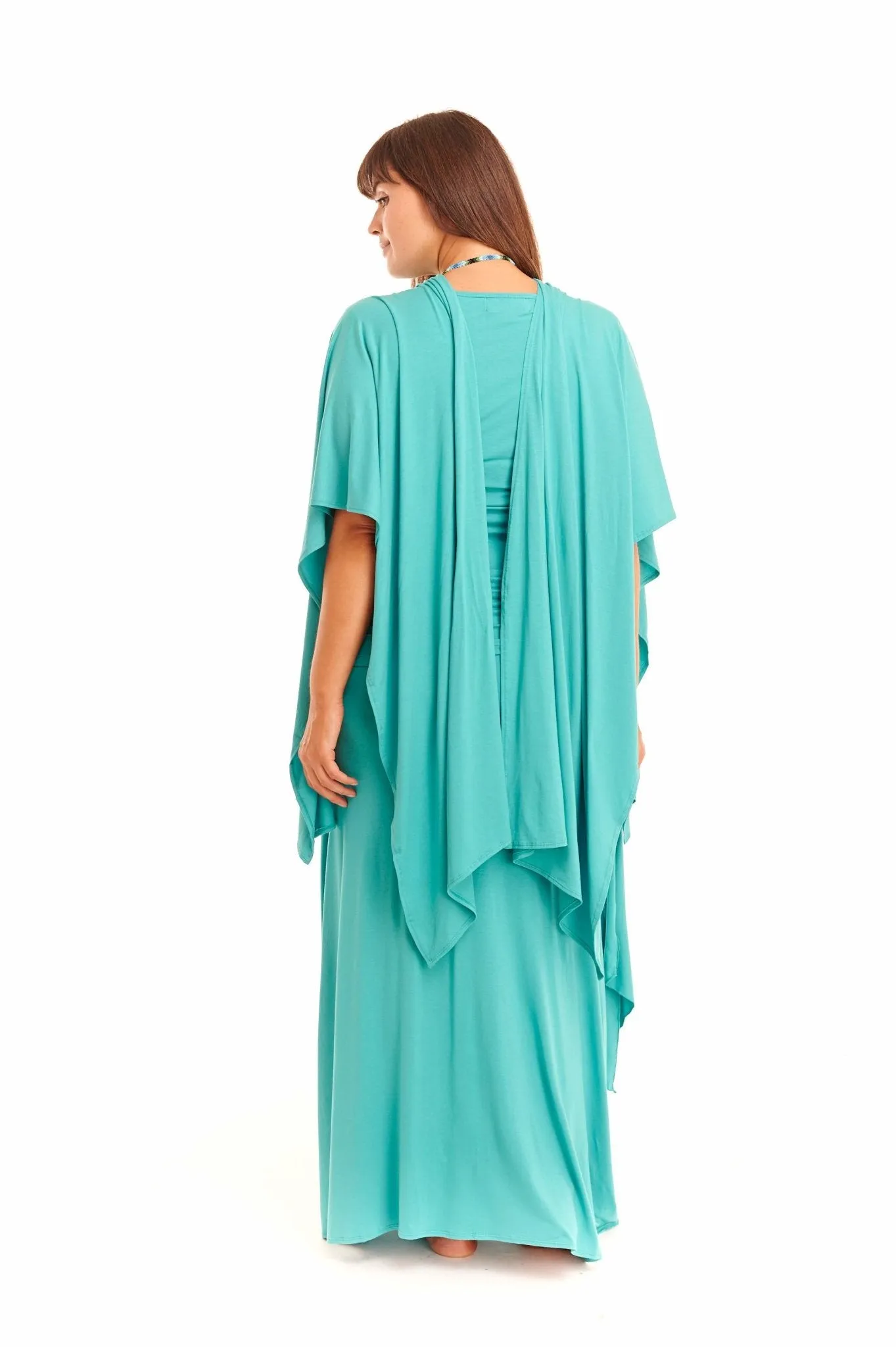WRAP TOP TURQUOISE